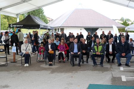 Otvoritev hodnika in kolesarske steze Cerknica  Dolenje Jezero 11 FOTO LJUBO VUKELIČ